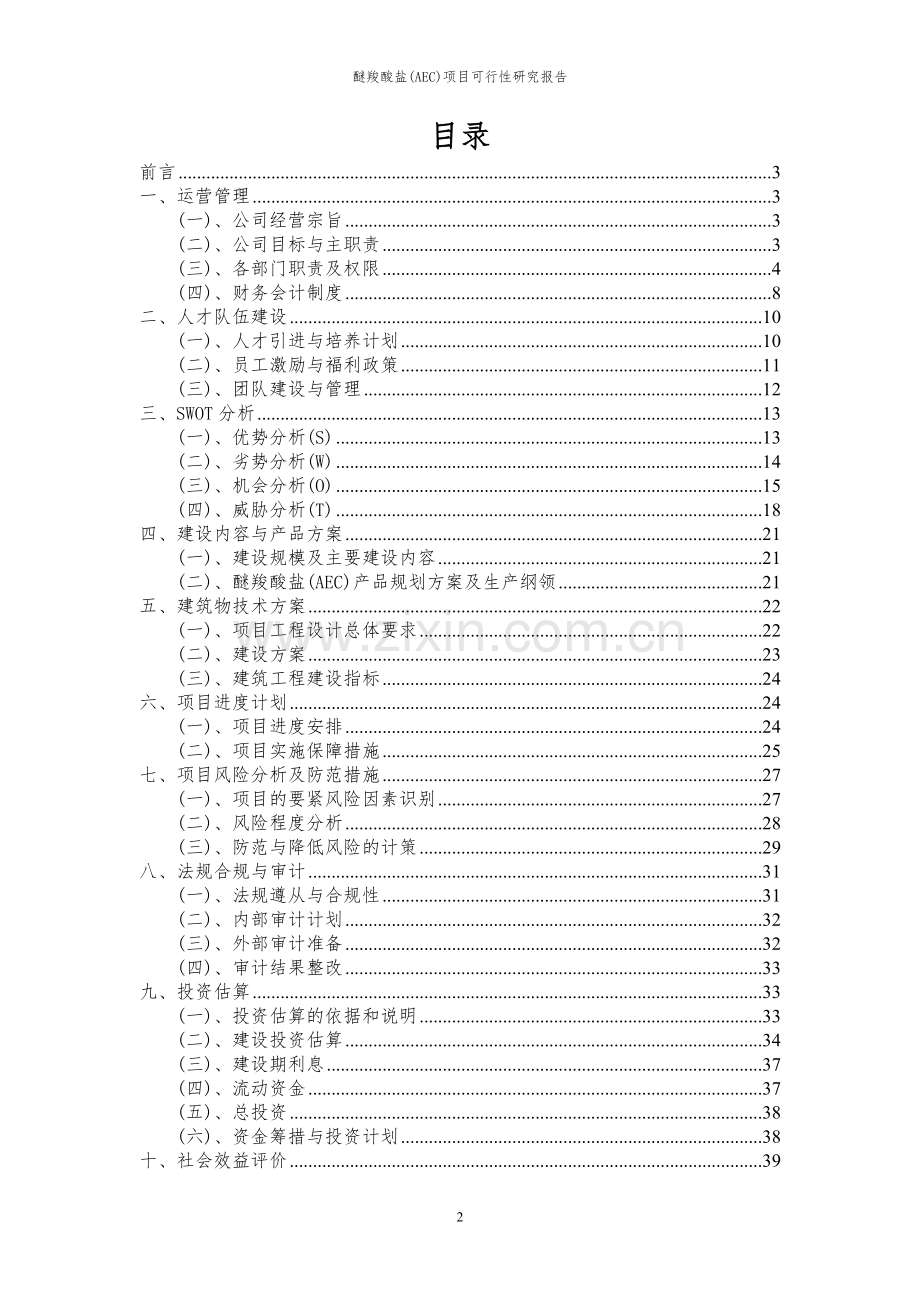 2024年醚羧酸盐(AEC)项目可行性研究报告.docx_第2页