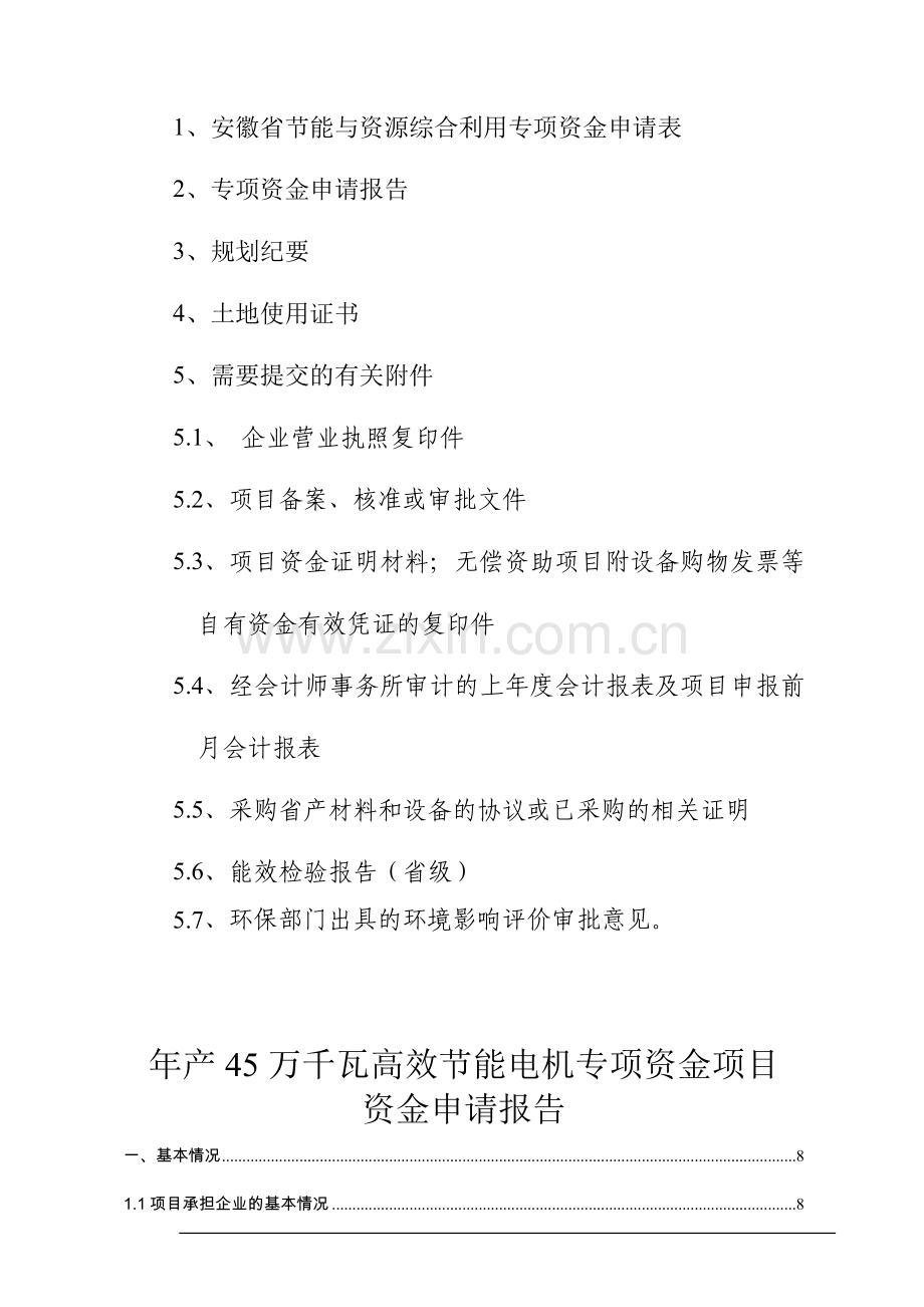 年产45万千瓦高效节能电机项目可行性研究报告.doc_第2页