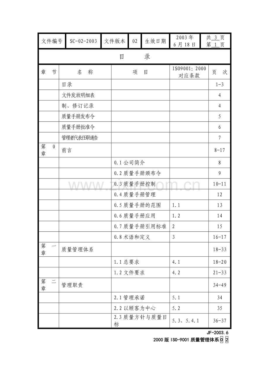 质量手册--江苏建发建设项目咨询有限公司.doc_第2页