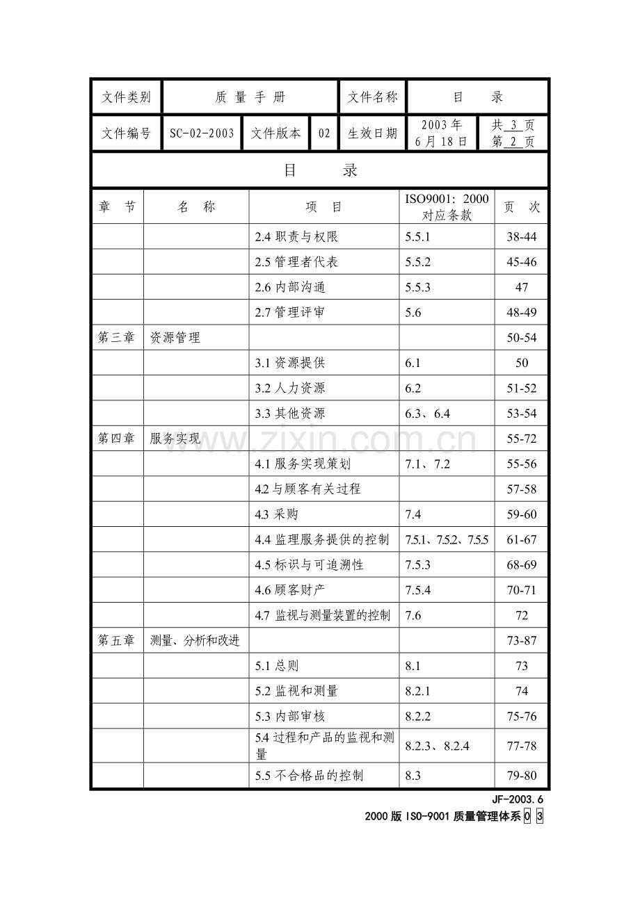 质量手册--江苏建发建设项目咨询有限公司.doc_第3页