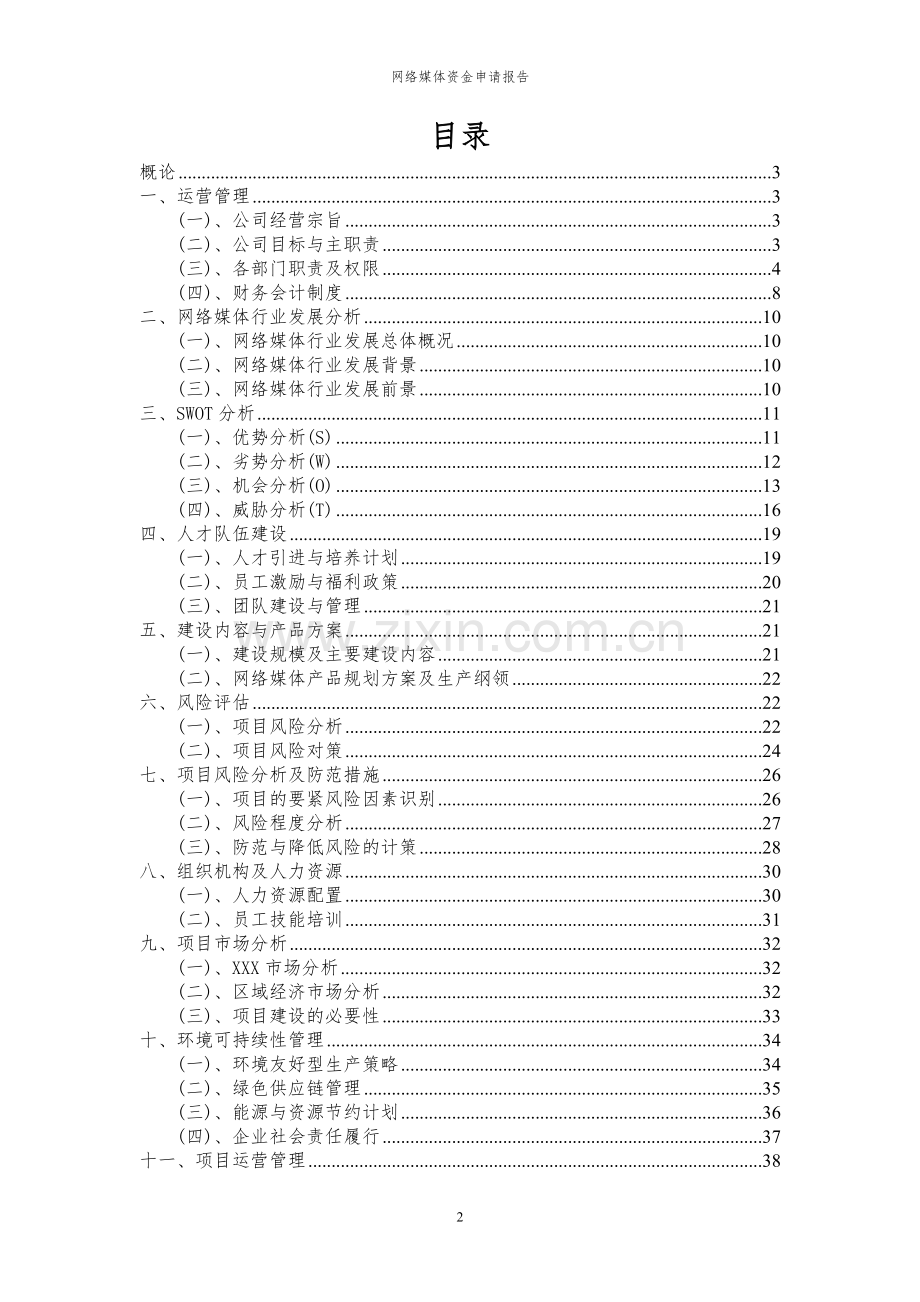 2024年网络媒体投资项目资金申请报告书.docx_第2页