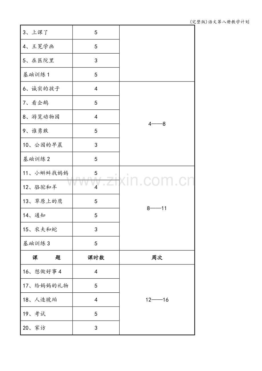 语文第八册教学计划.doc_第2页