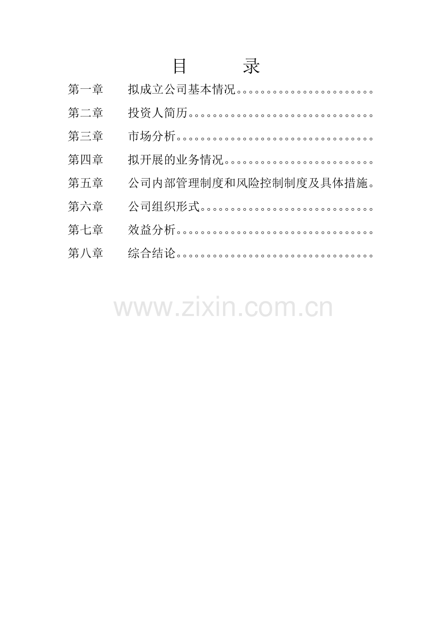 担保公司可行性谋划书(优秀可行性策划书).doc_第2页