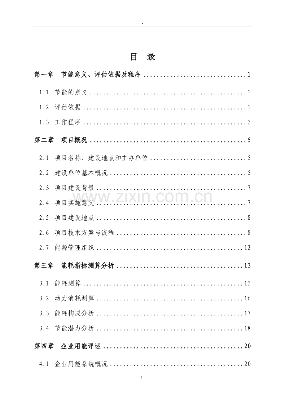 苯胺项目合理用能评价报告(节能评估报告、节能分析报告).doc_第1页