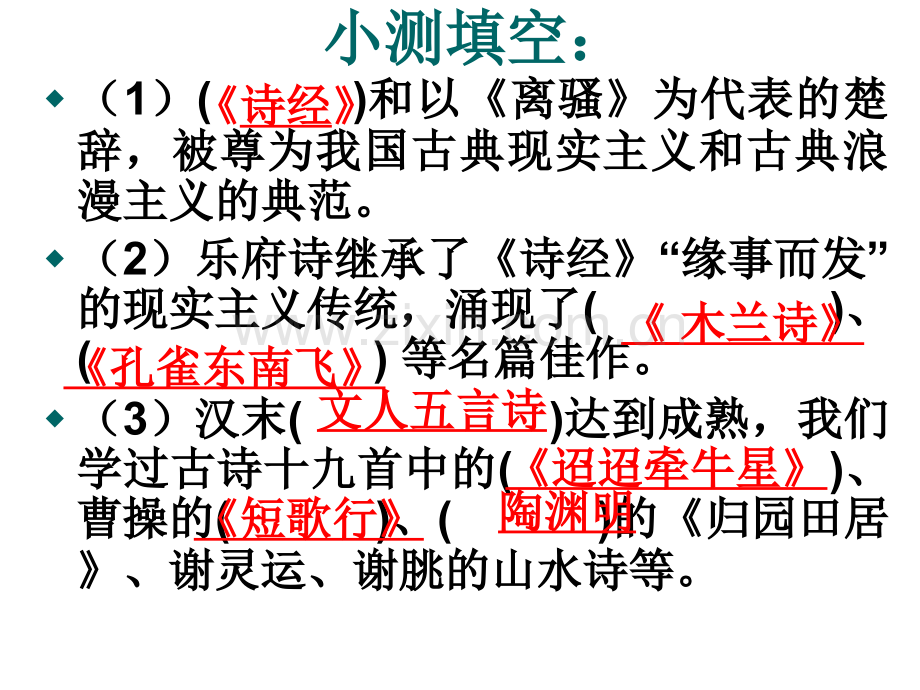 粤教版必修三《唐诗五首》(山居秋暝、从军行、登高、石头城、锦瑟).ppt_第2页