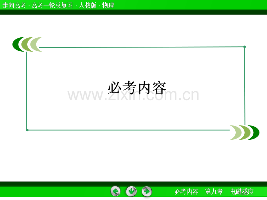 走向高考高考物理总复习电磁感应现象楞次定律张省公共课一等奖全国赛课获奖课件.pptx_第2页