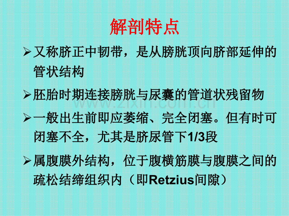 PPT医学课件脐尿管医学知识专题讲座讲义.ppt_第1页