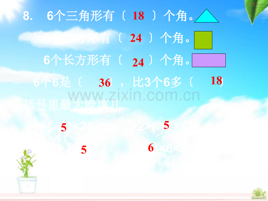 人教版数学二年级上册表内乘法一整理和复习.ppt_第3页