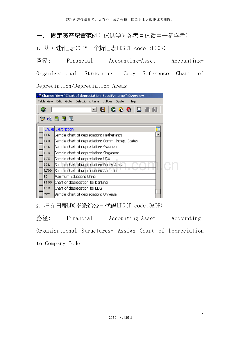 SAP固定资产AM配置及操作手册技术文档.doc_第2页