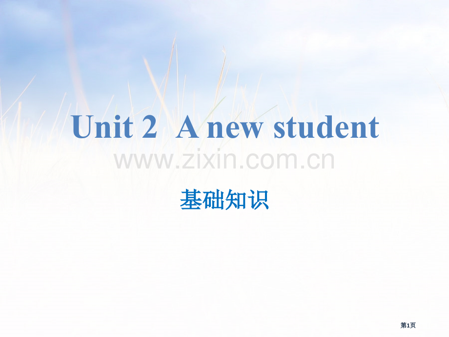 A-new-student基础知识省公开课一等奖新名师优质课比赛一等奖课件.pptx_第1页