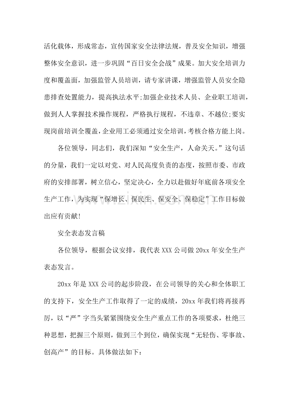 安全表态发言稿.docx_第3页