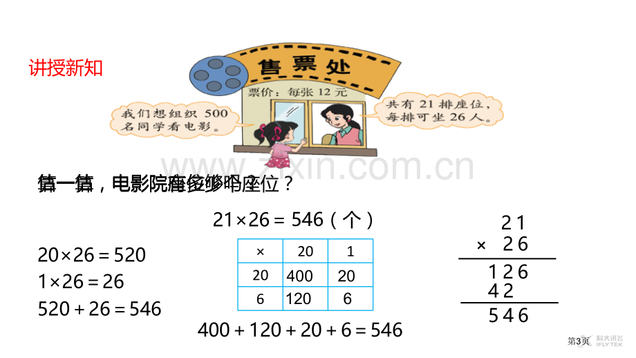 电影院乘法说课稿省公开课一等奖新名师优质课比赛一等奖课件.pptx_第3页