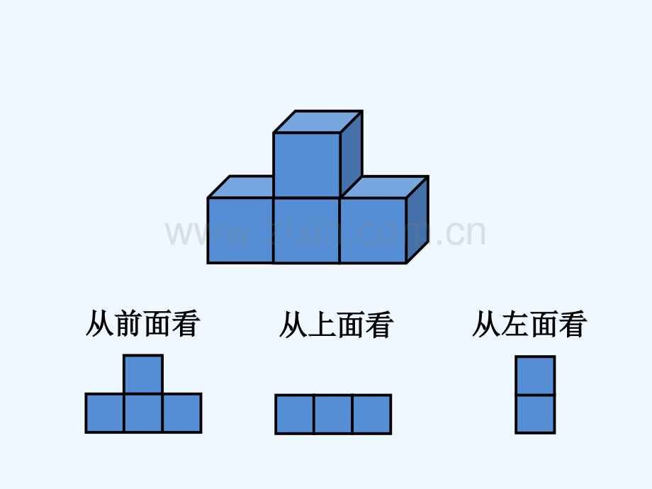 人教版小学数学四年级下册观察物体二教学课件65457.ppt_第3页