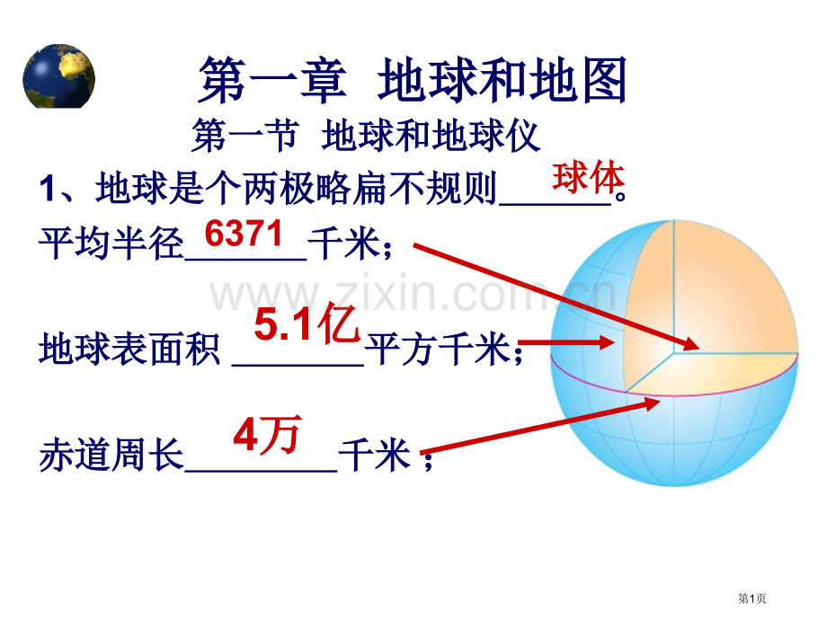 初一地理上册复习好省公共课一等奖全国赛课获奖课件.pptx_第1页