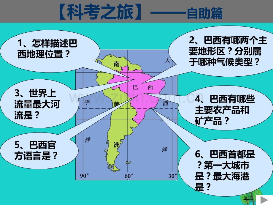 七年级地理下册第八章第六节巴西市公开课一等奖百校联赛特等奖大赛微课金奖PPT课件.pptx_第2页