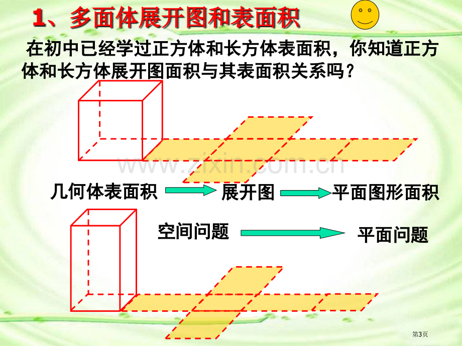 空间几何体的表面积和体积主题教育课件市公开课一等奖百校联赛获奖课件.pptx_第3页