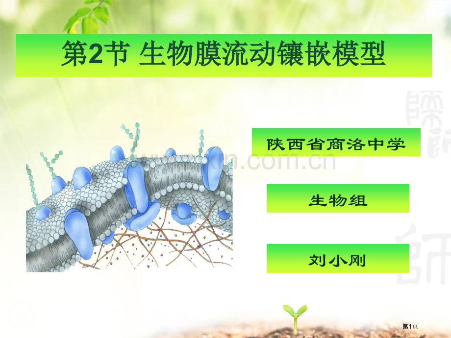 生物膜的流动镶嵌模型省公共课一等奖全国赛课获奖课件.pptx_第1页