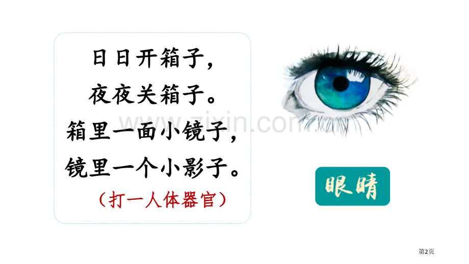 口语交际爱护眼睛-保护视力-副本省公开课一等奖新名师优质课比赛一等奖课件.pptx_第2页