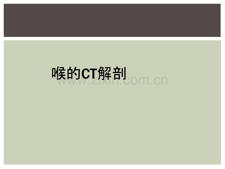 喉的CT解剖.ppt_第1页