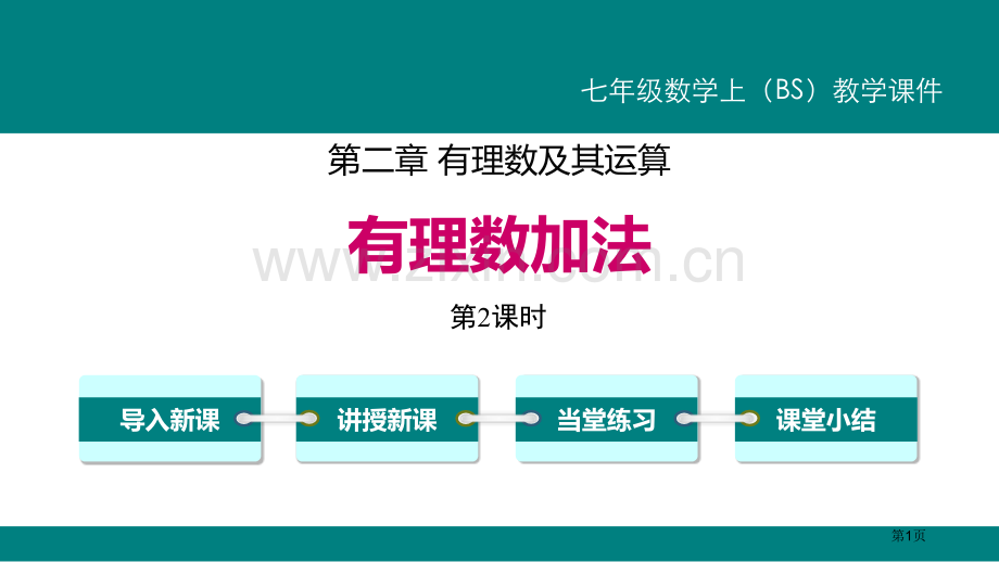 有理数的加法有理数及其运算省公开课一等奖新名师优质课比赛一等奖课件.pptx_第1页