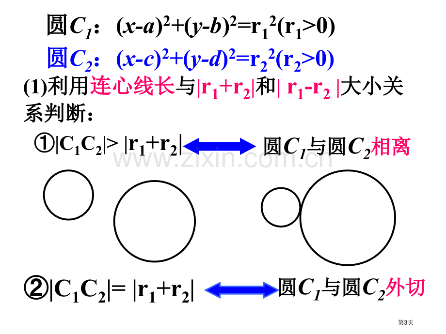圆和圆的位置关系示范课市公开课一等奖百校联赛获奖课件.pptx_第3页