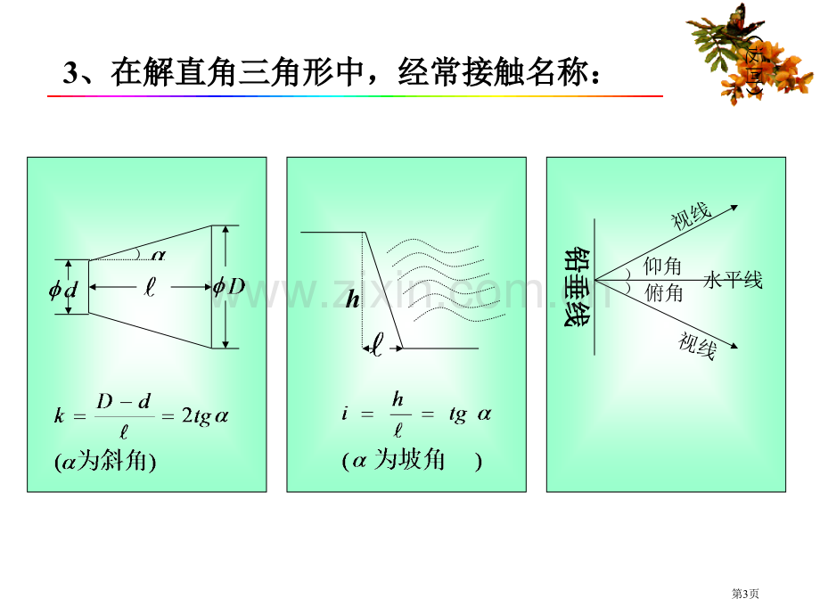 九年级数学解直角三角形应用省公共课一等奖全国赛课获奖课件.pptx_第3页