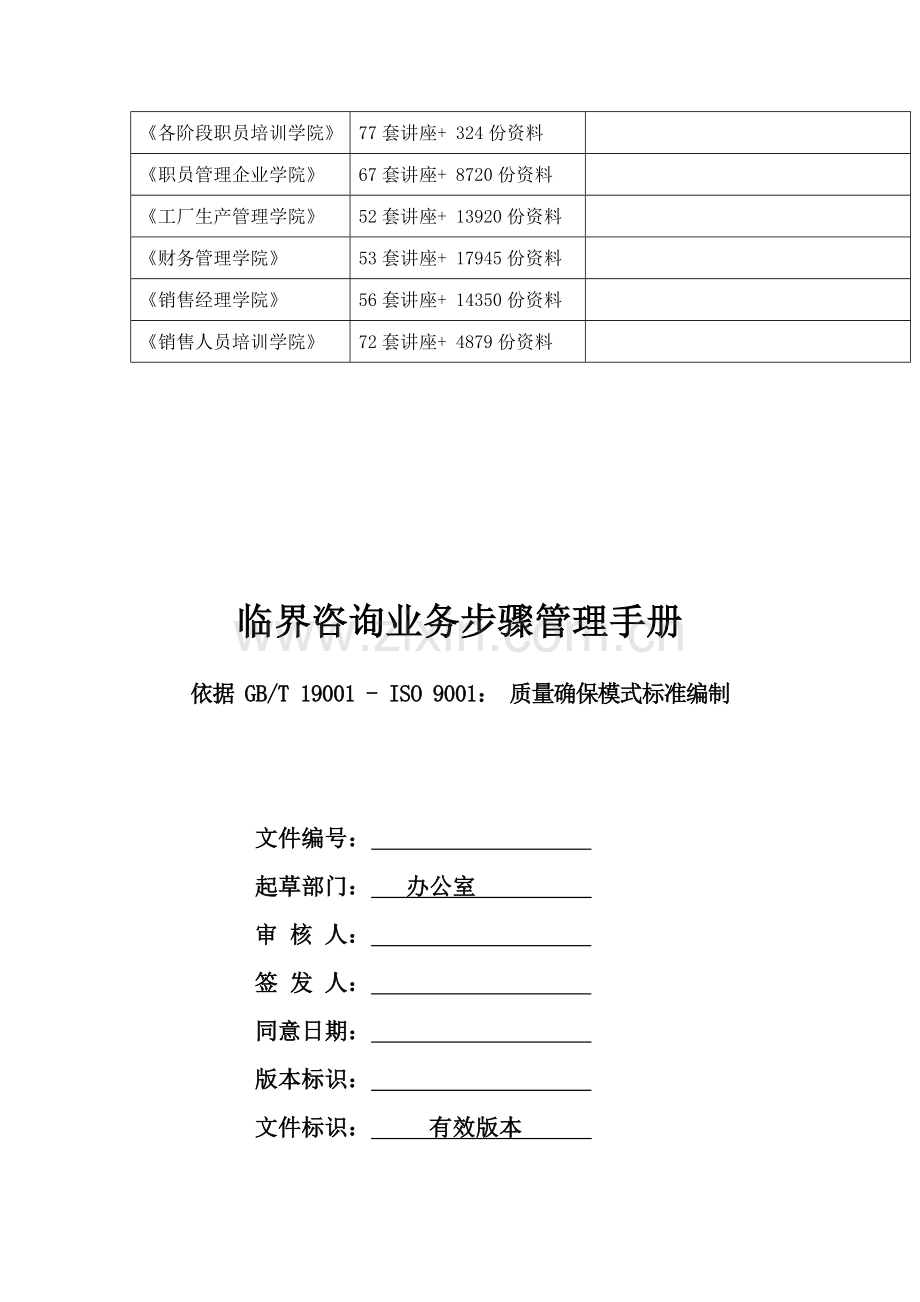 临界咨询业务流程管理必备手册模板.doc_第2页