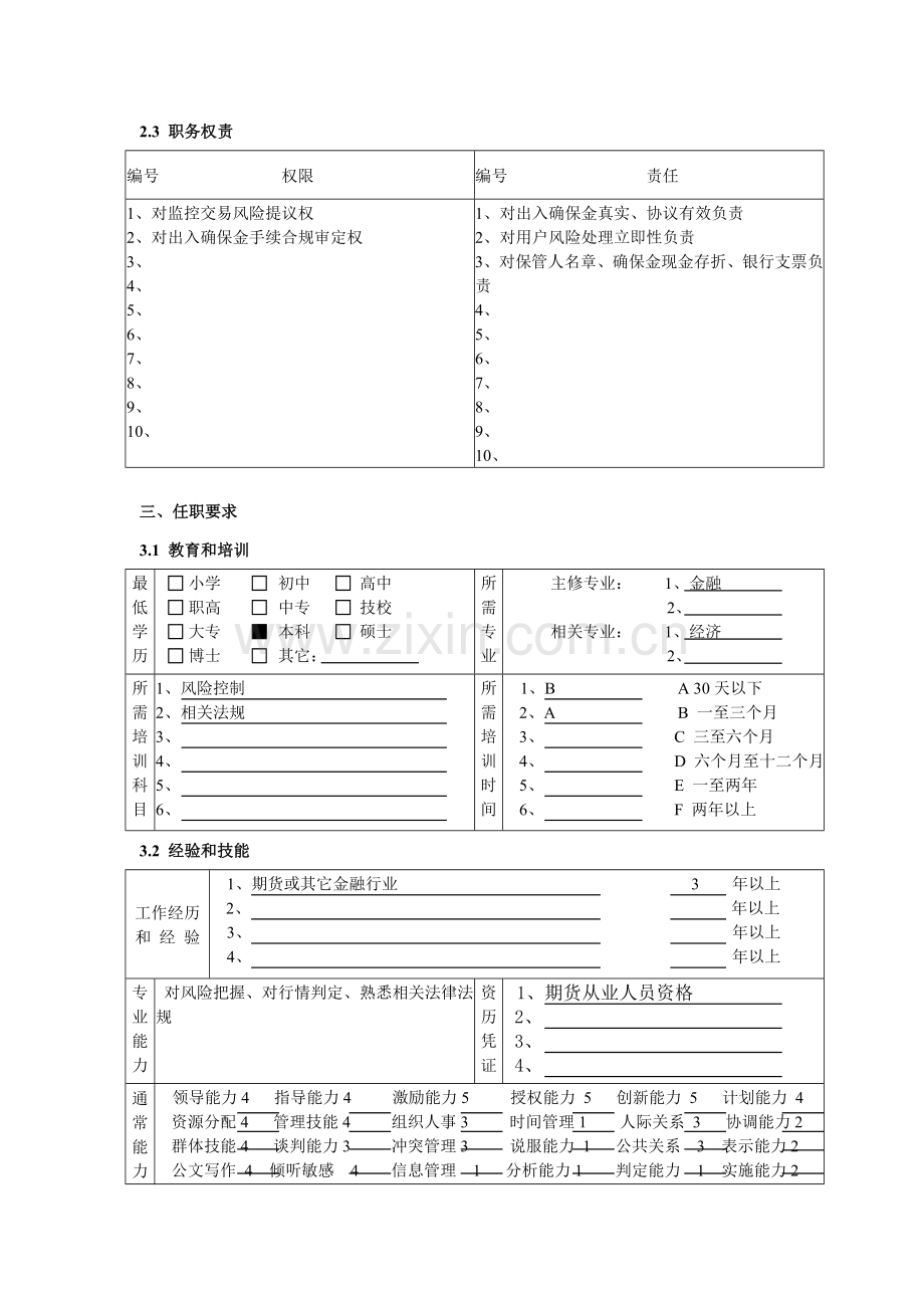 营业部风险控制员岗位职责样本.doc_第3页