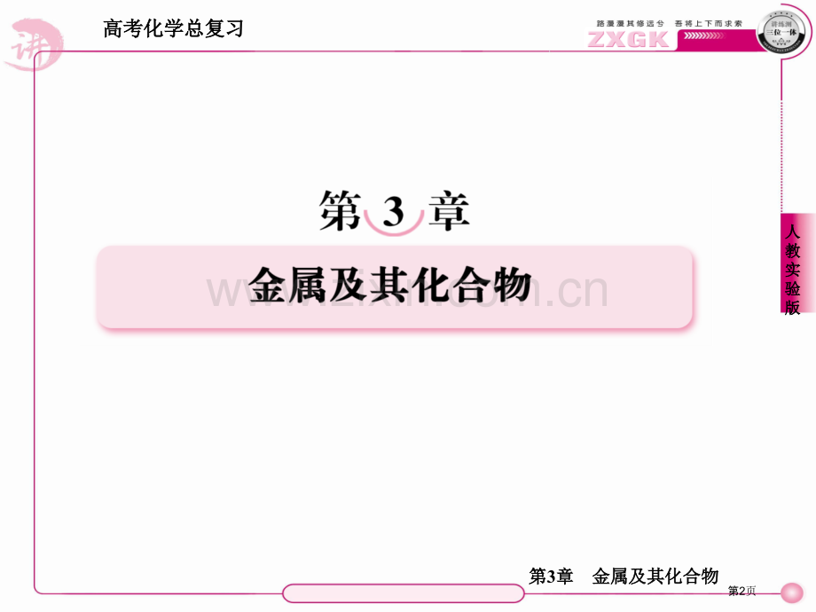 走向高考高中总复习化学省公共课一等奖全国赛课获奖课件.pptx_第2页