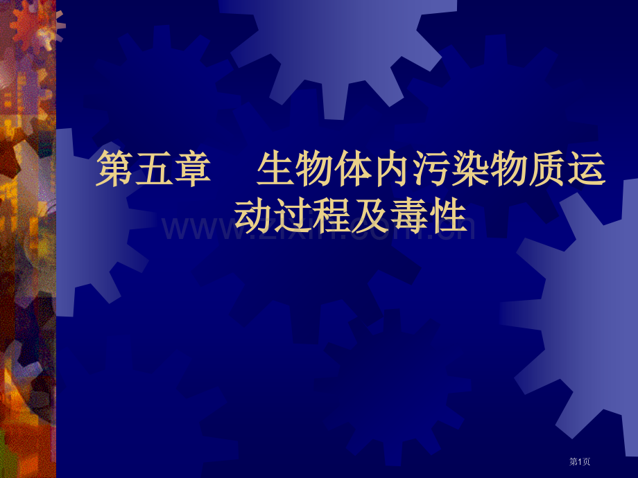 生物体内污染物质的运动过程和毒性省公共课一等奖全国赛课获奖课件.pptx_第1页