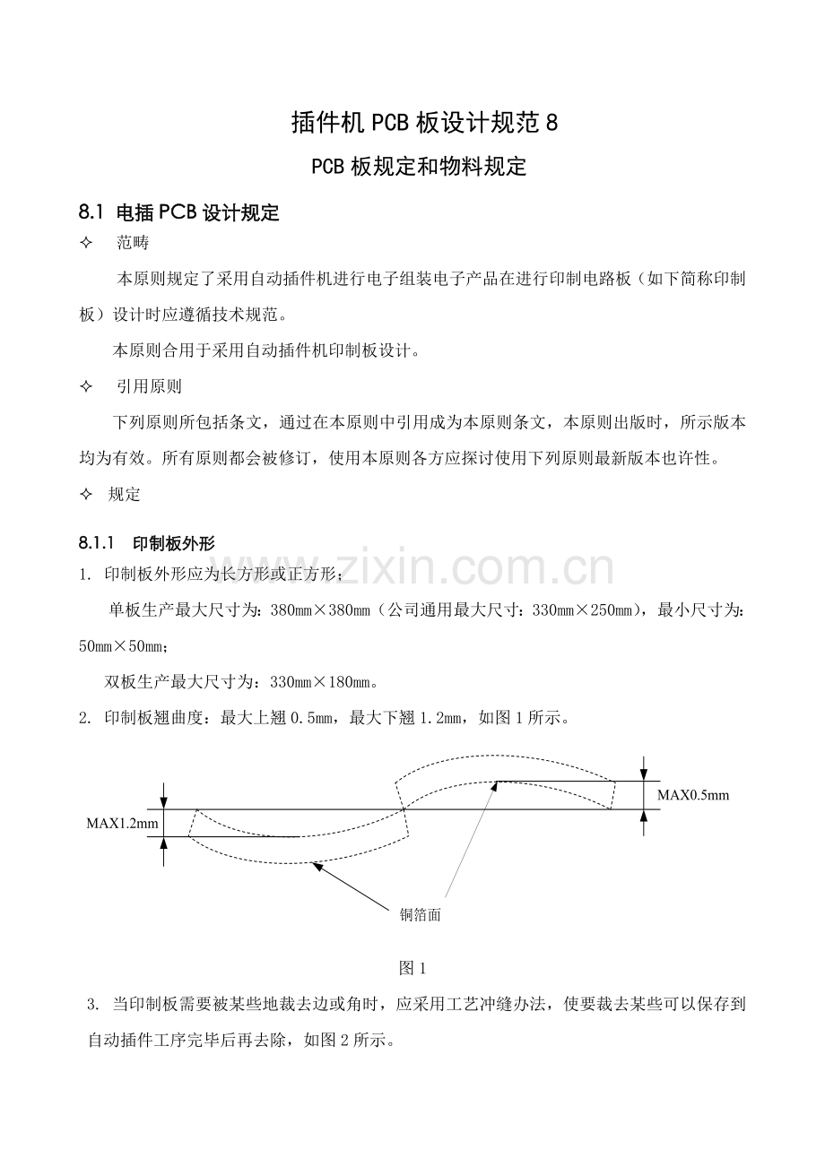 插件机PCB板设计标准规范.doc_第1页