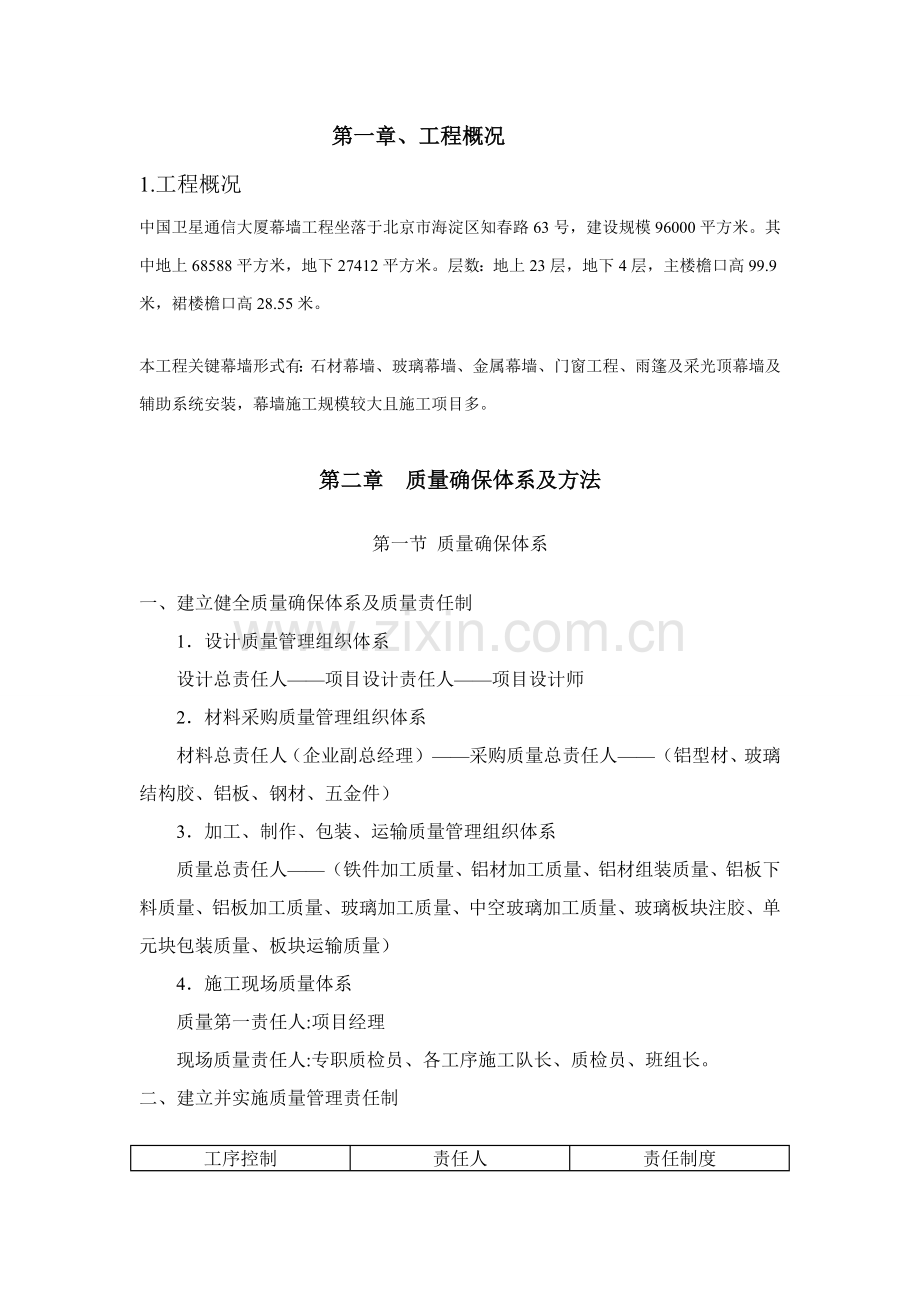 幕墙综合重点工程质量管理专业方案.doc_第2页