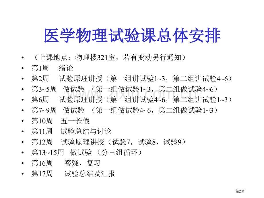 医学医学物理实验绪论省公共课一等奖全国赛课获奖课件.pptx_第2页