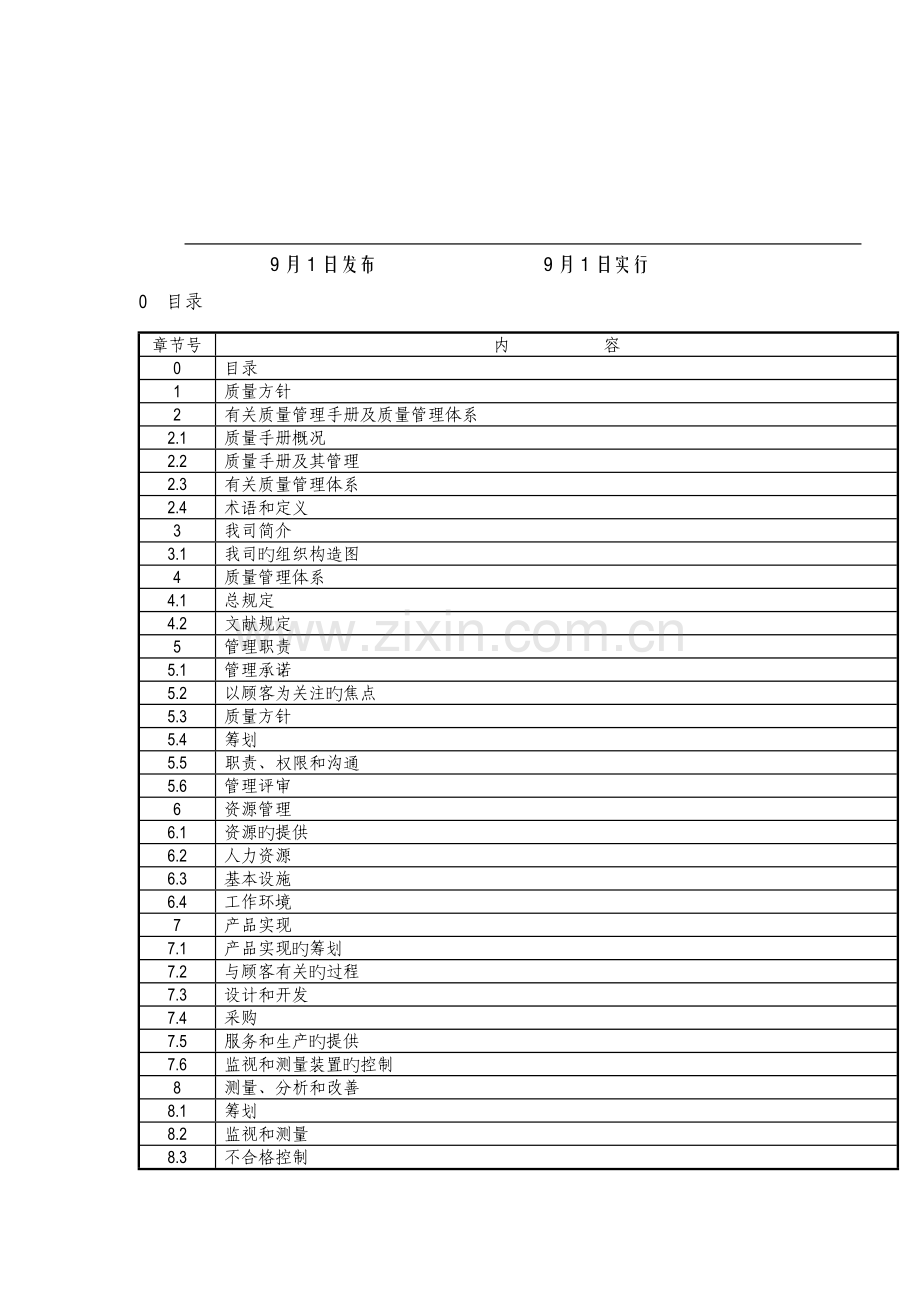 电器设备有限公司质量标准手册.docx_第2页