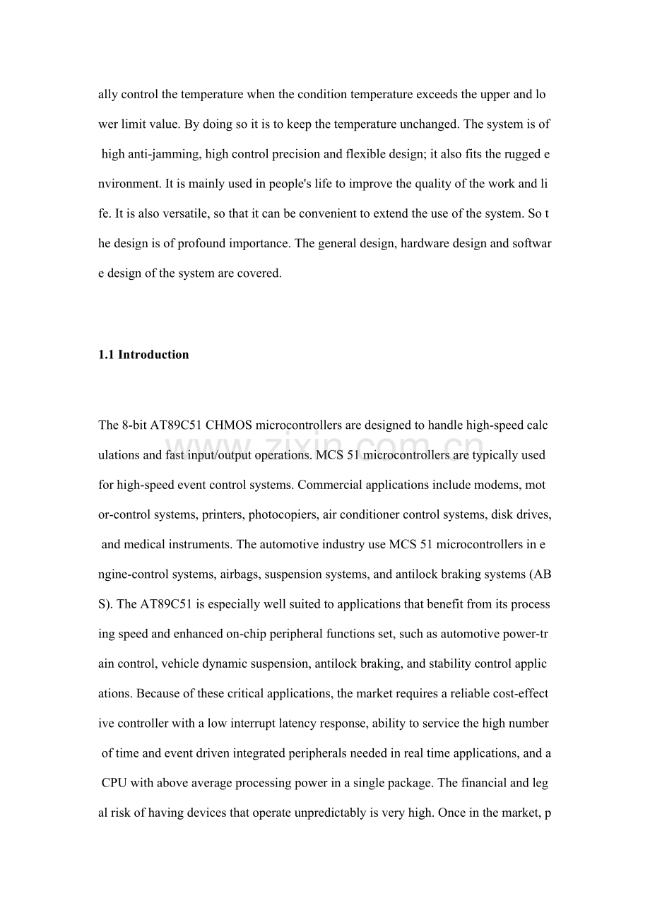 基于单片机的温度控制基础系统外文翻译.docx_第2页