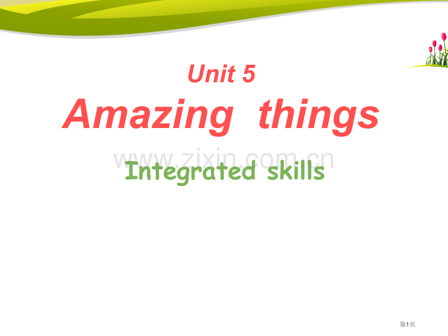 Amazing-thingsIntegrated-skills省公开课一等奖新名师优质课比赛一等奖课.pptx_第1页