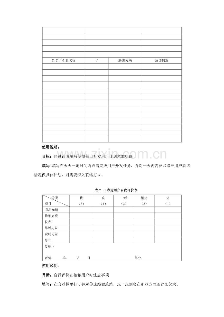 销售人员专业技能训练方案表样本.doc_第3页