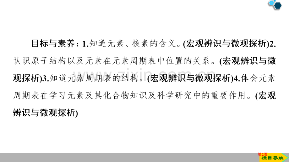 元素周期表-核素原子结构与元素周期表省公开课一等奖新名师优质课比赛一等奖课件.pptx_第2页