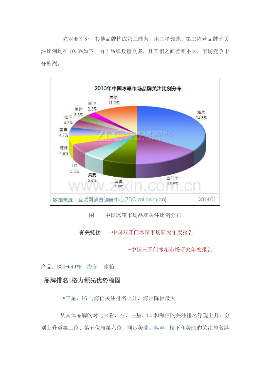 中国冰箱市场专题研究年度专项报告.docx_第3页