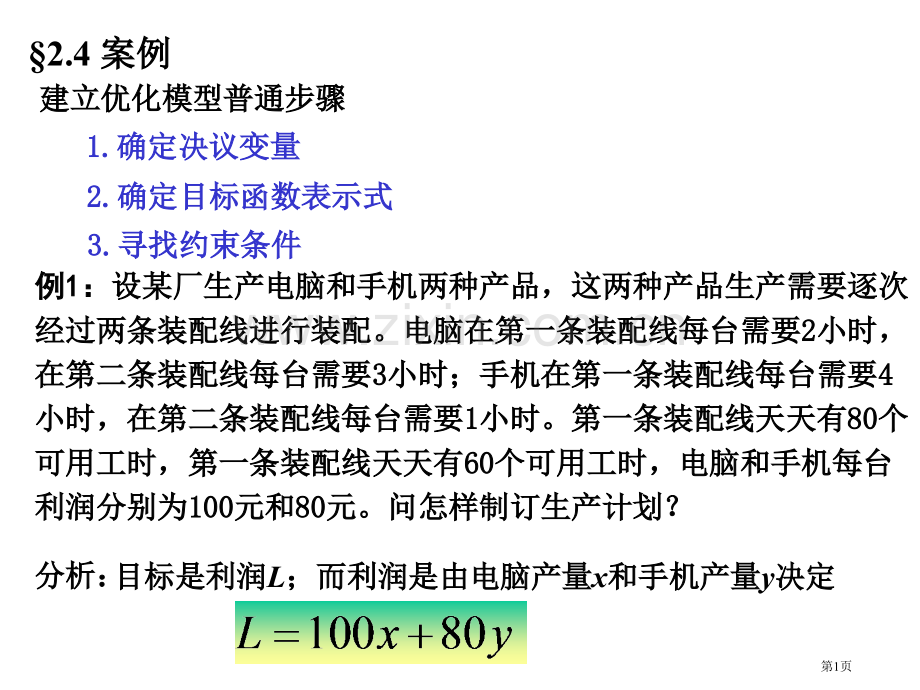 数学建模规划问题的经典案例省公共课一等奖全国赛课获奖课件.pptx_第1页