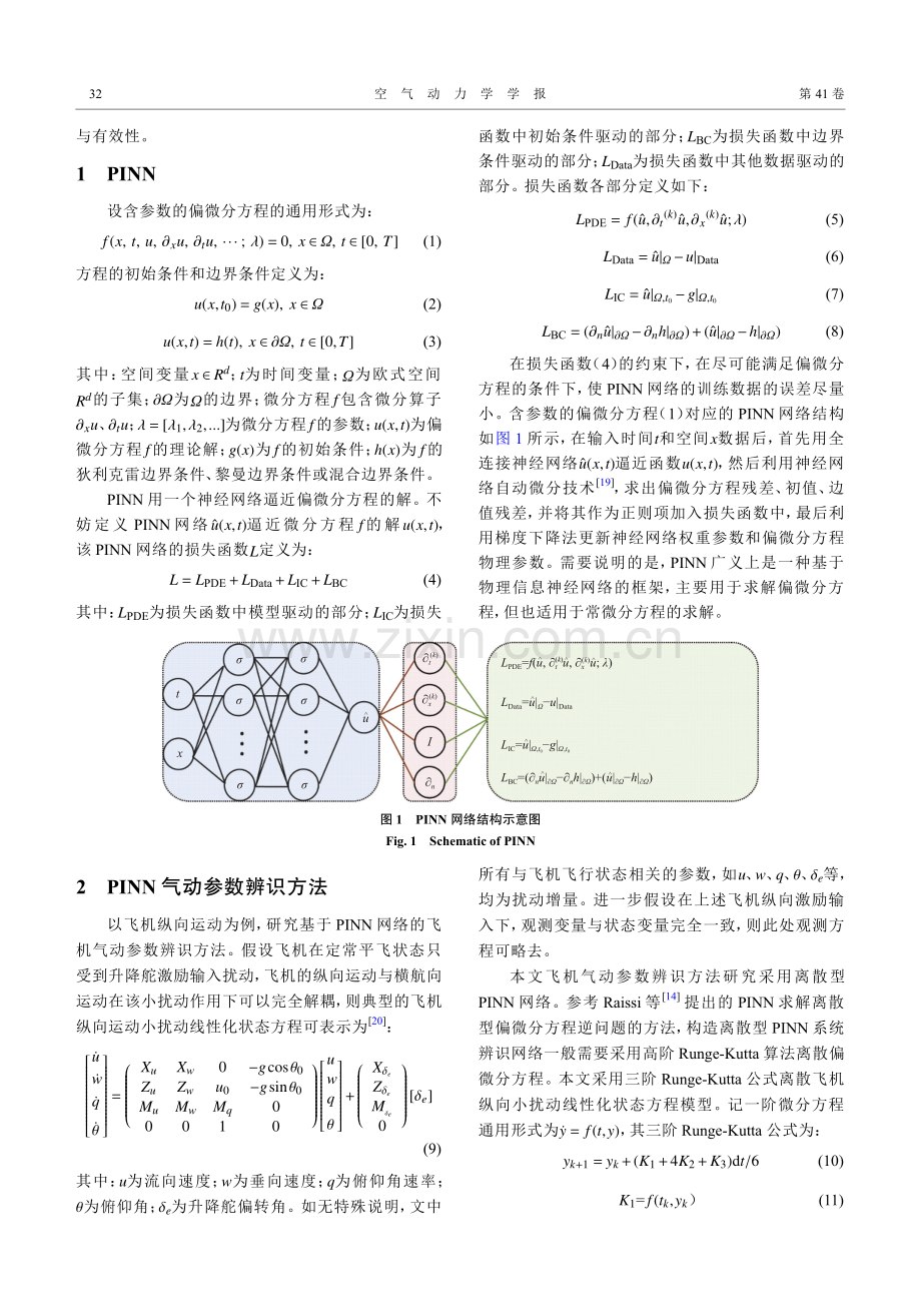 基于物理信息神经网络的飞机气动参数辨识方法.pdf_第3页