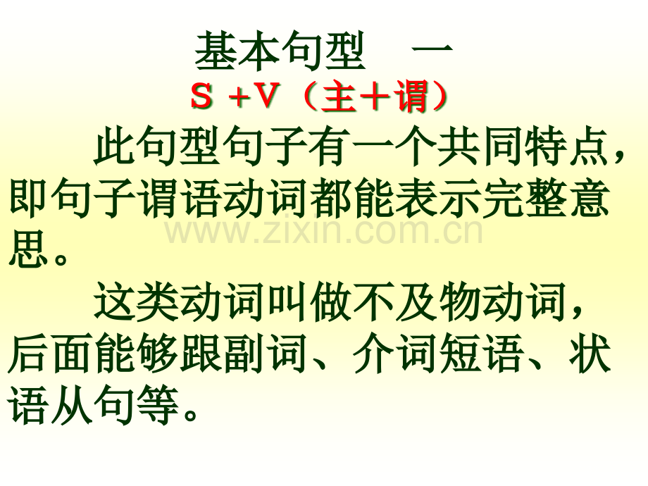 英语五种基本句型教学市公开课一等奖百校联赛获奖课件.pptx_第3页