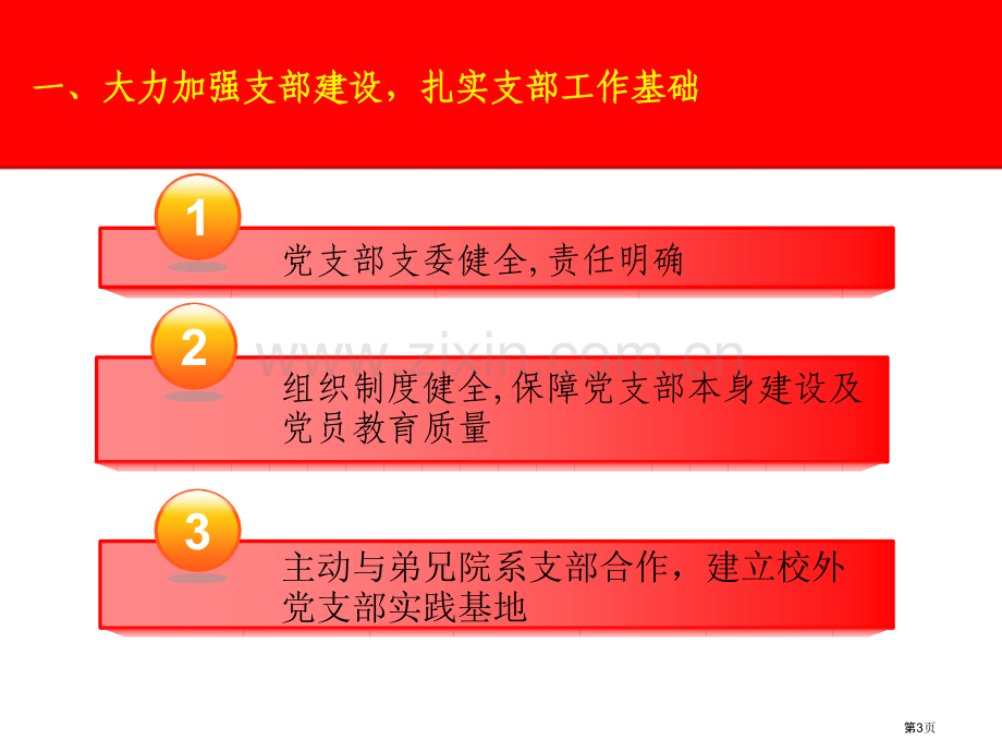 物理系学生党支部工作交流汇报材料省公共课一等奖全国赛课获奖课件.pptx_第3页