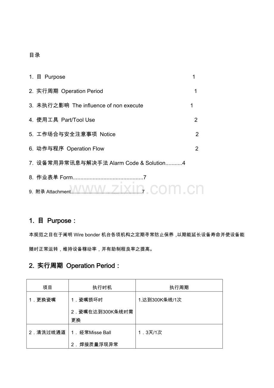 WireBonder保养基础手册专业资料.doc_第1页