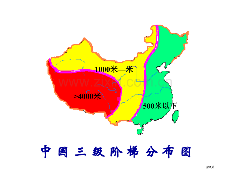 新编第一轮地理复习中国的地形专业知识省公共课一等奖全国赛课获奖课件.pptx_第3页