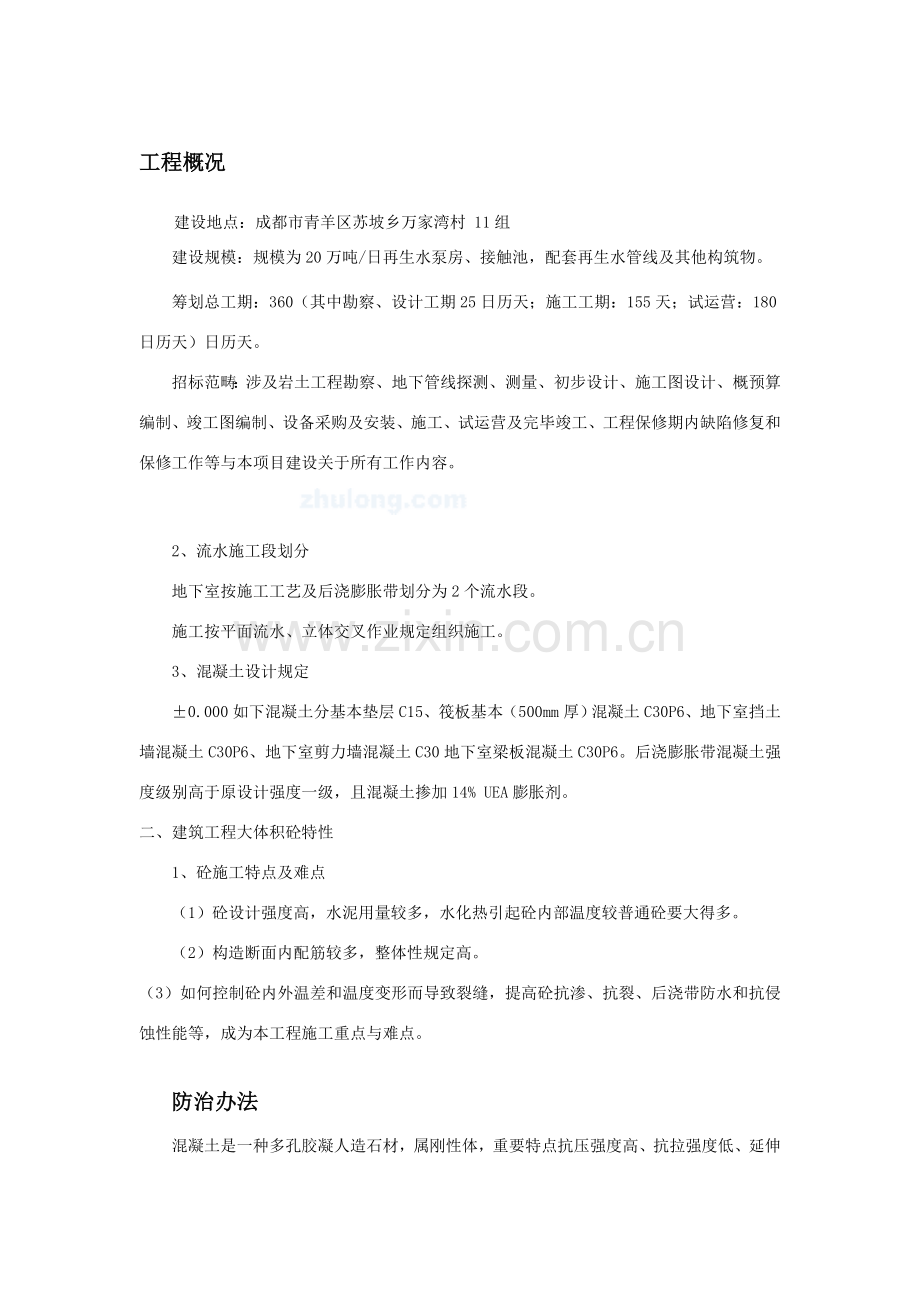 混凝土结构体裂缝及渗漏水防水堵漏治理专项措施专项方案.doc_第2页