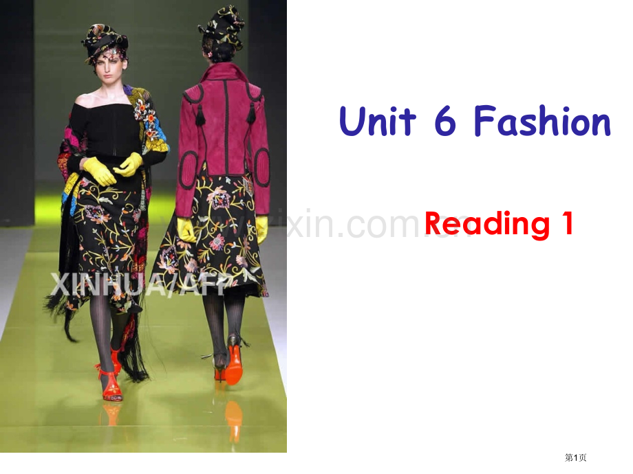 Unit6FashionShowreading省公共课一等奖全国赛课获奖课件.pptx_第1页