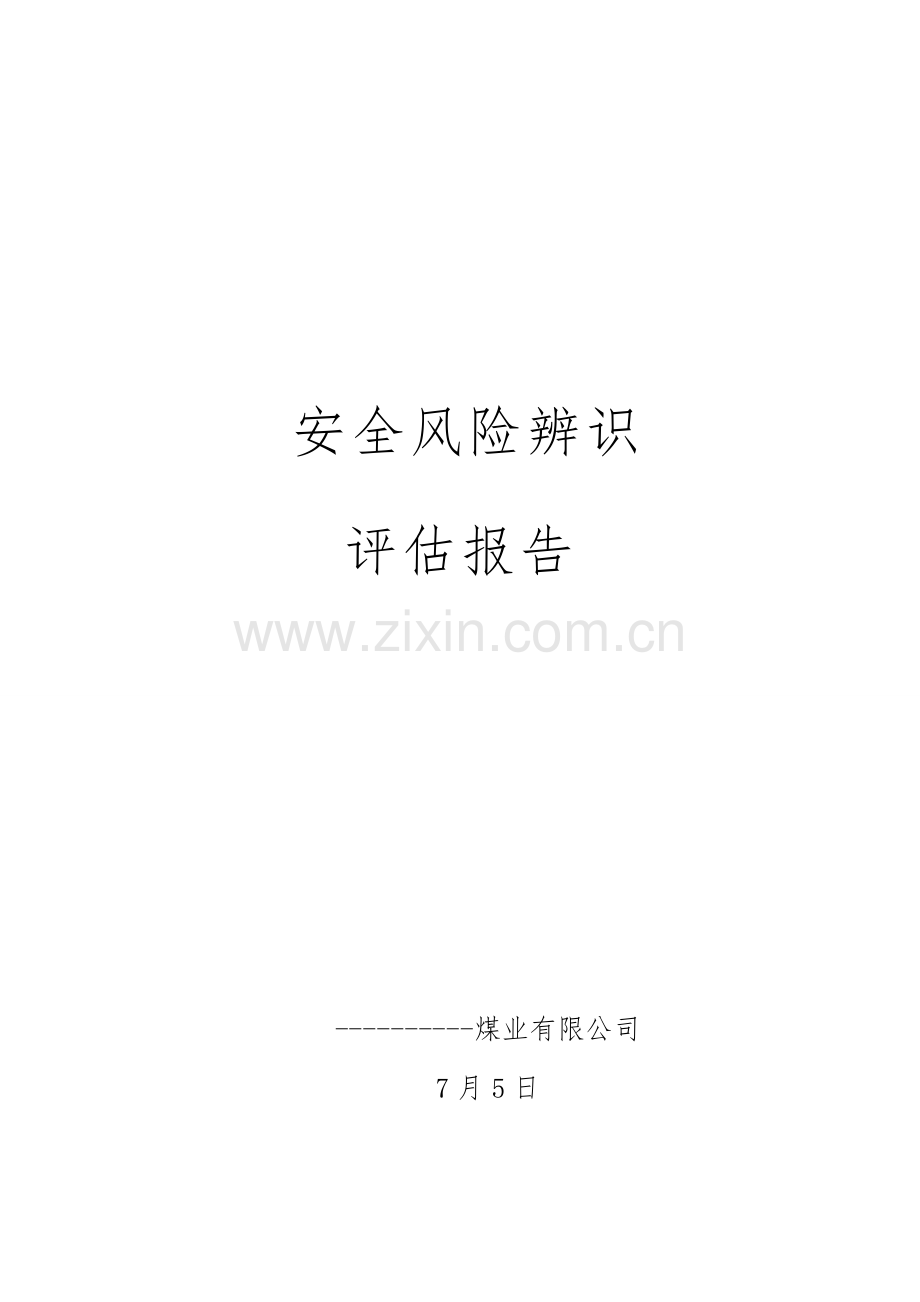 安全风险辨识评估基础报告.docx_第1页