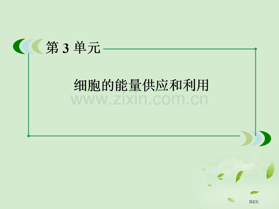 年高考生物一轮复习讲义能量之源光与光合作新人教版必修省公共课一等奖全国赛课获奖课件.pptx_第2页