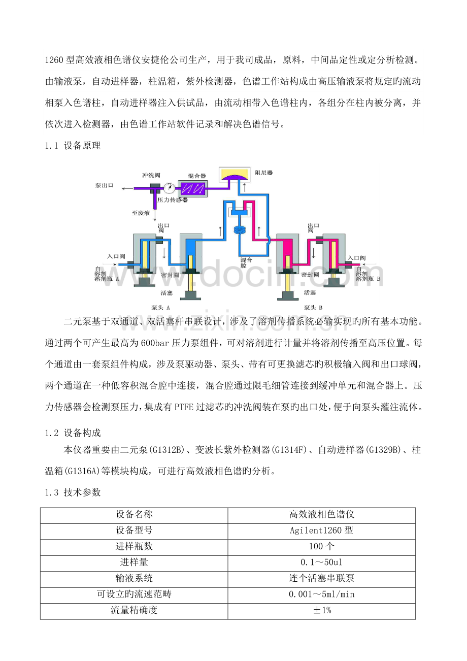 Agilent型高效液相色谱仪再验证专题方案.docx_第3页